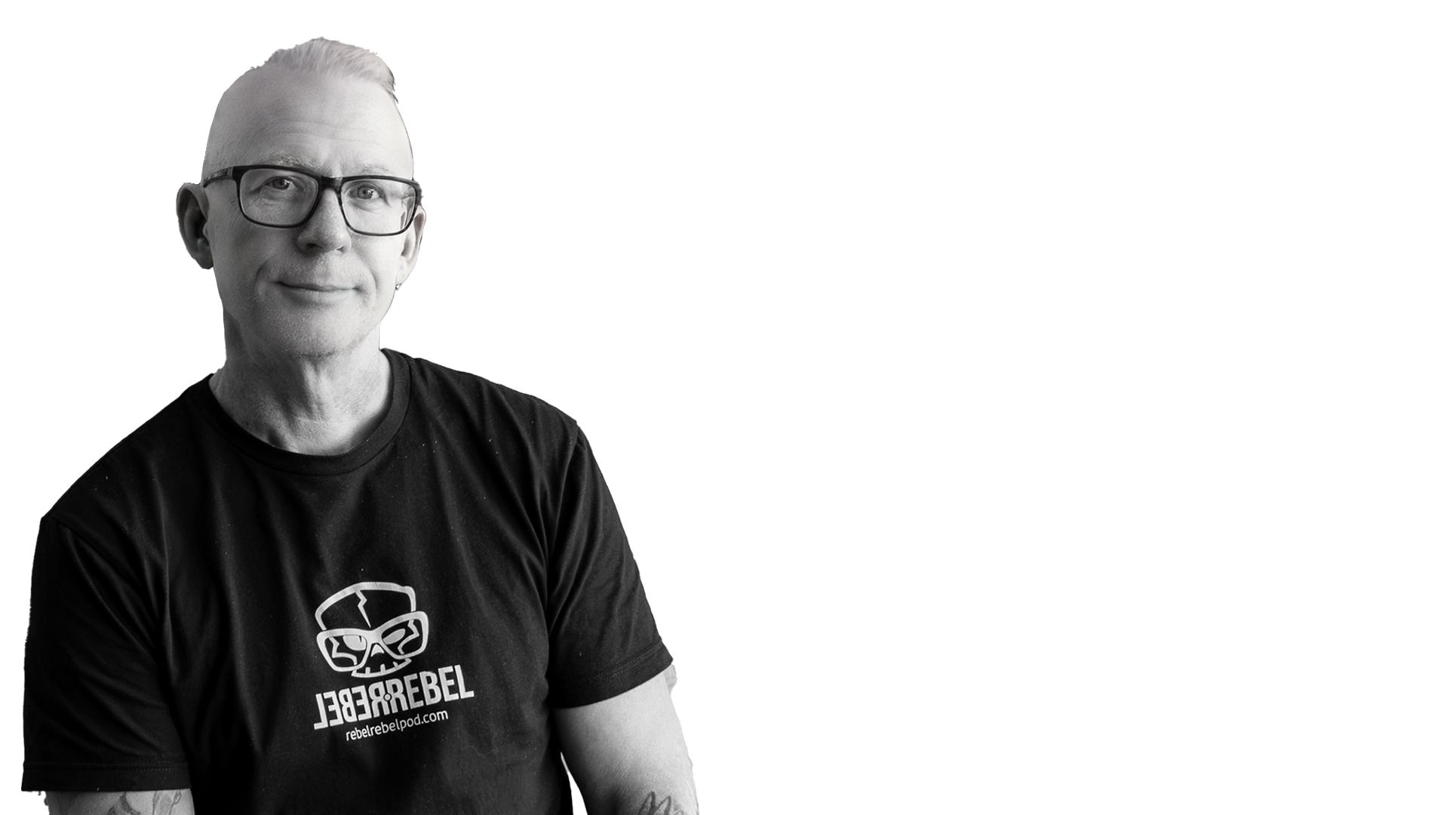 Host of the RebelRebel Podcast, Michael Dargie